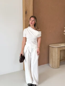 Pantalon Mijntje cremè