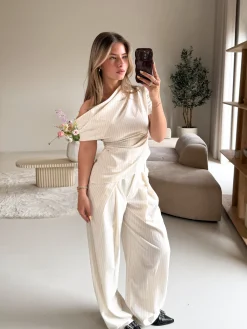 Pantalon Mijntje cremè