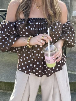 Polkadots top Bibi bruin