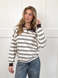 Polo sweater Luna beige