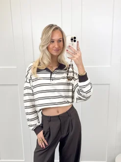 Polo sweater Luna beige