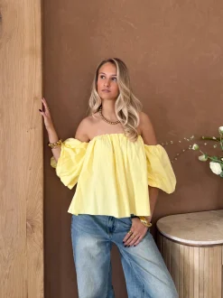 Puk top butter yellow