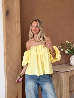 Puk top butter yellow