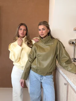 Ruby jas olive green
