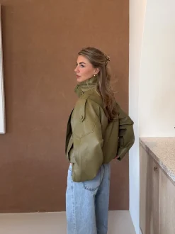 Ruby jas olive green
