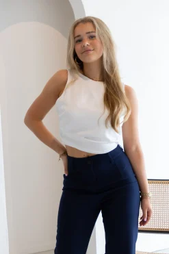Satin wrap top Jill wit