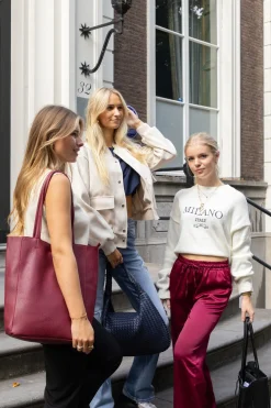 Shopper Bella rood