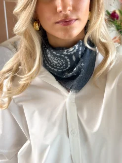 Sjaal Fay blauw