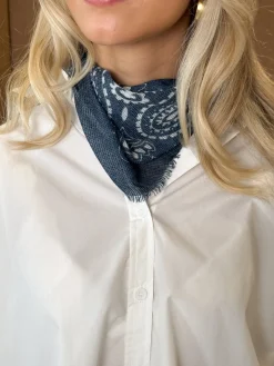 Sjaal Fay blauw