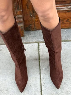 Slouchy laars bruin