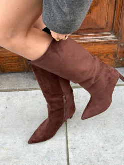 Slouchy laars bruin