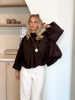 Steffie blouse bruin