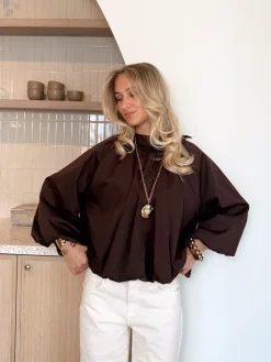 Steffie blouse bruin