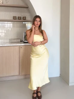 Strapless jurk Jaydi