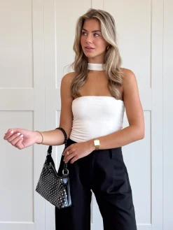 Strapless top Fiona crème