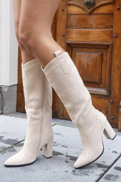 Suédine look dameslaars Livia
