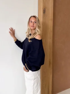 Sweater Aya blauw
