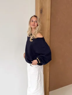 Sweater Aya blauw