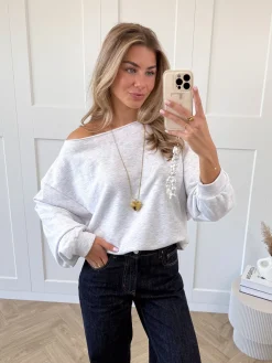 Sweater Aya grijs