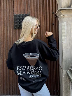 Sweater Espresso martini zwart