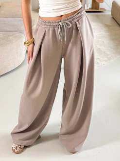 Sweatpants Aniek taupe