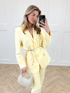 Taille knoopriem goud