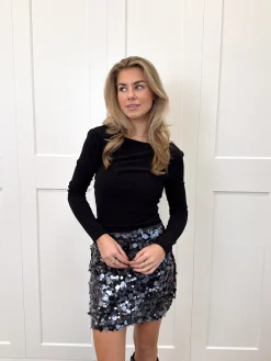 Top Celina zwart