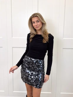 Top Celina zwart