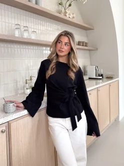 Top Lois zwart