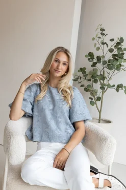 Top Marly blauw