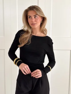 Top Milara zwart