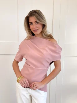 Top off shoulder Candice roze