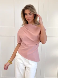 Top off shoulder Candice roze