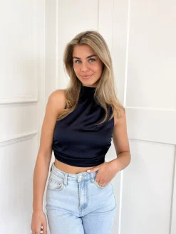 Top Scarlet marine blauw