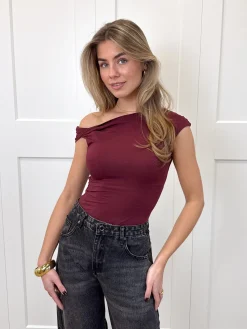 Top Yael bordeaux