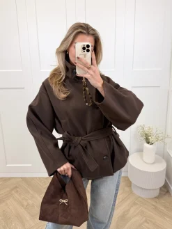 Trenchcoat Leonie bruin