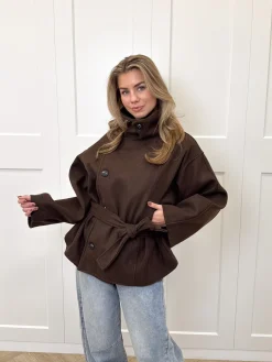 Trenchcoat Leonie bruin