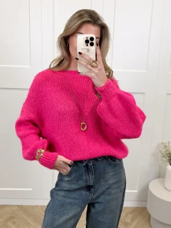 Trui Ella fuchsia