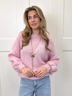 Trui Ella lichtroze