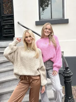 Trui Ella taupe