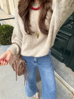 Trui Ella taupe