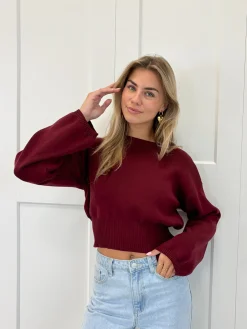 Trui June bordeaux