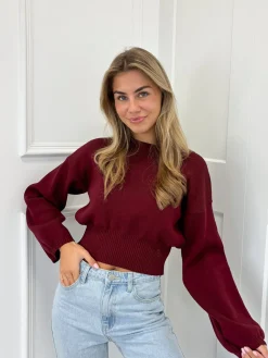 Trui June bordeaux