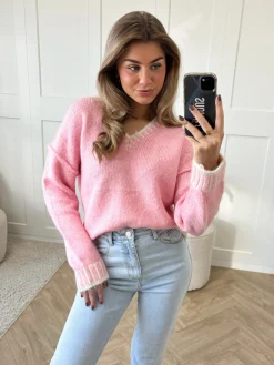 Trui Maddie roze