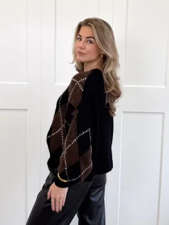 Trui Madelina bruin