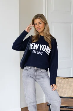 Trui New York 1992 navy