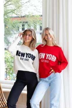 Trui New York 1992 rood