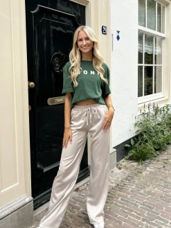 T-shirt Iconic groen
