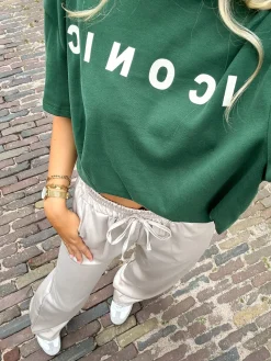 T-shirt Iconic groen