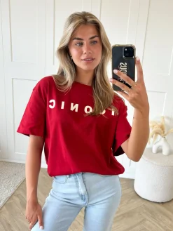 T-shirt Iconic rood